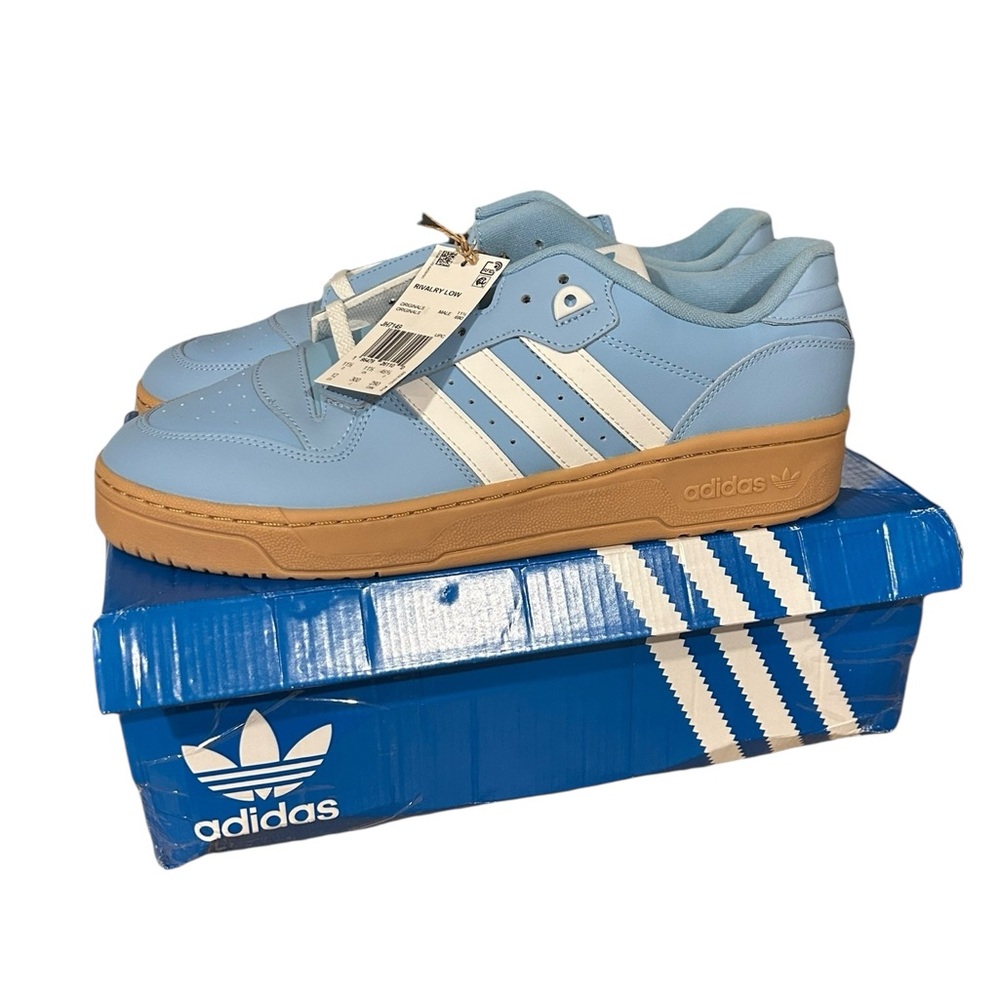 Adidas Originals Rivalry Low JH7149 Blue Gum‎ Sole Sneakers Men’s Size 12 NWT